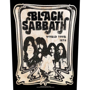 Black Sabbath - World Tour 1978 Back Patch i gruppen MERCHANDISE / Tygmärke / Hårdrock hos Bengans Skivbutik AB (5537754)