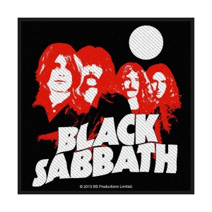 Black Sabbath - Red Portraits Retail Packaged Patch i gruppen MERCHANDISE / Tygmärke / Hårdrock hos Bengans Skivbutik AB (5537758)