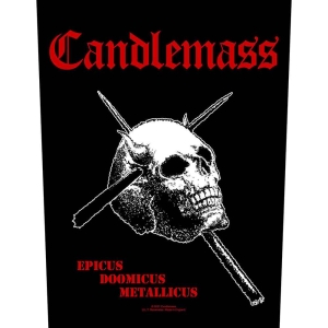 Candlemass - Epicus Doomicus Metallicus Back Patch i gruppen MERCHANDISE / Merch / Hårdrock hos Bengans Skivbutik AB (5537784)