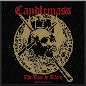 Candlemass - The Door To Doom Standard Patch i gruppen MERCHANDISE / Merch / Hårdrock hos Bengans Skivbutik AB (5537785)