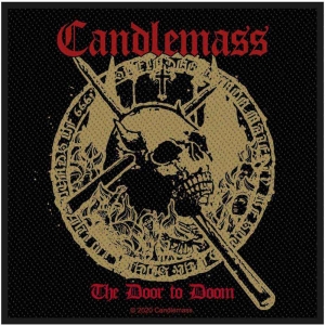 Candlemass - The Door To Doom Standard Patch i gruppen MERCHANDISE / Tygmärke / Hårdrock hos Bengans Skivbutik AB (5537785)