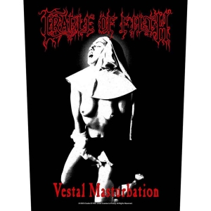 Cradle Of Filth - Vestal Masturbation Back Patch i gruppen MERCHANDISE / Merch / Hårdrock hos Bengans Skivbutik AB (5537796)