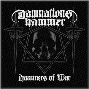 Damnation's Hammer - Hammer Of War Standard Patch i gruppen MERCHANDISE / Tygmärke / Hårdrock hos Bengans Skivbutik AB (5537803)