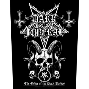 Dark Funeral - Order Of The Black Hordes Back Patch i gruppen MERCHANDISE / Merch / Hårdrock hos Bengans Skivbutik AB (5537806)