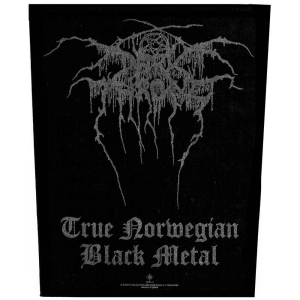 Darkthrone - True Norwegian Black Metal Back Patch i gruppen MERCHANDISE / Tygmärke / Hårdrock hos Bengans Skivbutik AB (5537809)