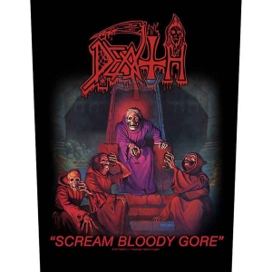 Death - Scream Bloody Gore Back Patch i gruppen MERCHANDISE / Tygmärke / Hårdrock hos Bengans Skivbutik AB (5537823)