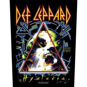 Def Leppard - Hysteria Back Patch i gruppen MERCHANDISE / Tygmärke / Hårdrock hos Bengans Skivbutik AB (5537829)