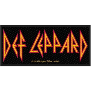 Def Leppard - Logo Standard Patch i gruppen MERCHANDISE / Tygmärke / Hårdrock hos Bengans Skivbutik AB (5537830)