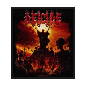 Deicide - To Hell With God Standard Patch i gruppen MERCHANDISE / Merch / Hårdrock hos Bengans Skivbutik AB (5537834)