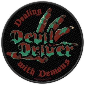 Devildriver - Dealing With Demons Standard Patch i gruppen MERCHANDISE / Merch / Hårdrock hos Bengans Skivbutik AB (5537836)