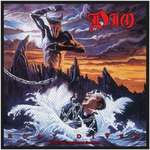 Dio - Holy Diver Standard Patch i gruppen MERCHANDISE / Tygmärke / Hårdrock hos Bengans Skivbutik AB (5537840)