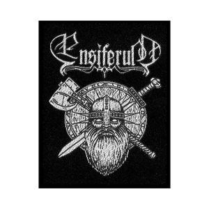 Ensiferum - Sword & Axe Standard Patch i gruppen MERCHANDISE / Tygmärke / Hårdrock hos Bengans Skivbutik AB (5537857)