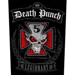 Five Finger Death Punch - Legionary Back Patch i gruppen MERCHANDISE / Merch / Hårdrock hos Bengans Skivbutik AB (5537863)
