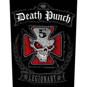 Five Finger Death Punch - Legionary Back Patch i gruppen MERCHANDISE / Tygmärke / Hårdrock hos Bengans Skivbutik AB (5537863)
