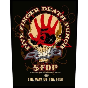 Five Finger Death Punch - Way Of The Fist Back Patch i gruppen MERCHANDISE / Tygmärke / Hårdrock hos Bengans Skivbutik AB (5537866)