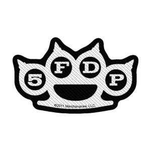 Five Finger Death Punch - Knuckles Cutout Standard Patch i gruppen MERCHANDISE / Merch / Hårdrock hos Bengans Skivbutik AB (5537869)