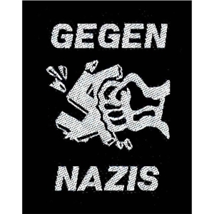 Generic - Gegen Nazis Standard Patch i gruppen ÖVRIGT / Merchandise hos Bengans Skivbutik AB (5537878)