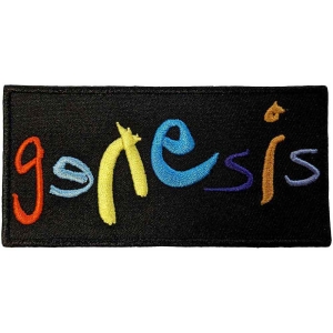 Genesis - Logo Woven Patch i gruppen MERCHANDISE / Tygmärke / Pop-Rock hos Bengans Skivbutik AB (5537898)