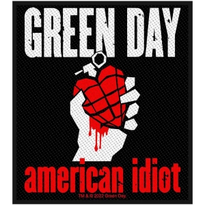 Green Day - American Idiot Standard Patch i gruppen MERCHANDISE / Merch / Punk hos Bengans Skivbutik AB (5537934)