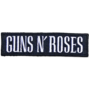Guns N Roses - Text Logo Woven Patch i gruppen MERCHANDISE / Merch / Hårdrock hos Bengans Skivbutik AB (5537935)