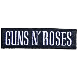 Guns N Roses - Text Logo Woven Patch i gruppen MERCHANDISE / Tygmärke / Hårdrock hos Bengans Skivbutik AB (5537935)