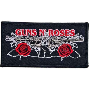 Guns N Roses - Vintage Pistols Woven Patch i gruppen MERCHANDISE / Tygmärke / Hårdrock hos Bengans Skivbutik AB (5537937)
