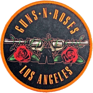 Guns N Roses - Los Angeles Orange Printed Patch i gruppen MERCHANDISE / Tygmärke / Hårdrock hos Bengans Skivbutik AB (5537944)