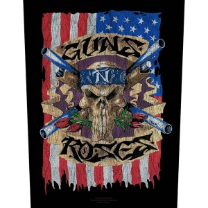 Guns N Roses - Flag Back Patch i gruppen MERCHANDISE / Tygmärke / Hårdrock hos Bengans Skivbutik AB (5537947)