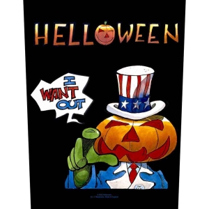 Helloween - I Want Out Back Patch i gruppen MERCHANDISE / Tygmärke / Hårdrock hos Bengans Skivbutik AB (5537960)