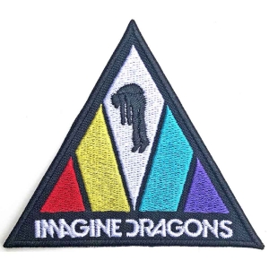 Imagine Dragons - Triangle Logo Woven Patch i gruppen MERCHANDISE / Merch / Pop-Rock hos Bengans Skivbutik AB (5537964)