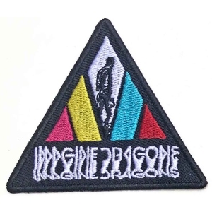 Imagine Dragons - Blurred Triangle Logo Woven Patch i gruppen MERCHANDISE / Merch / Pop-Rock hos Bengans Skivbutik AB (5537965)