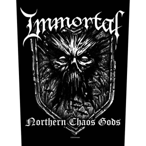 Immortal - Northern Chaos Gods Back Patch i gruppen MERCHANDISE / Merch / Hårdrock hos Bengans Skivbutik AB (5537970)