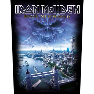 Iron Maiden - Brave New World Back Patch i gruppen MERCHANDISE / Tygmärke / Hårdrock hos Bengans Skivbutik AB (5537977)