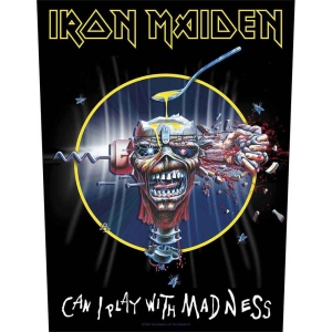 Iron Maiden - Can I Play With Madness Back Patch i gruppen MERCHANDISE / Merch / Hårdrock hos Bengans Skivbutik AB (5537982)