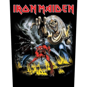 Iron Maiden - Number Of The Beast Back Patch i gruppen MERCHANDISE / Merch / Hårdrock hos Bengans Skivbutik AB (5537986)