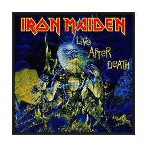 Iron Maiden - Live After Death Retail Packaged Patch i gruppen MERCHANDISE / Merch / Hårdrock hos Bengans Skivbutik AB (5537992)
