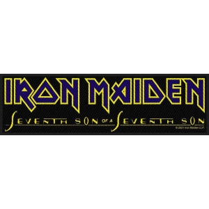 Iron Maiden - Seventh Son Logo Retail Packaged Patch i gruppen MERCHANDISE / Merch / Hårdrock hos Bengans Skivbutik AB (5538010)