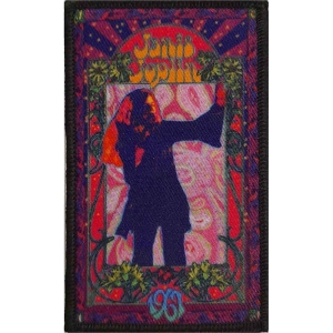 Janis Joplin - Floral Flame Printed Patch i gruppen MERCHANDISE / Tygmärke / Pop-Rock hos Bengans Skivbutik AB (5538011)