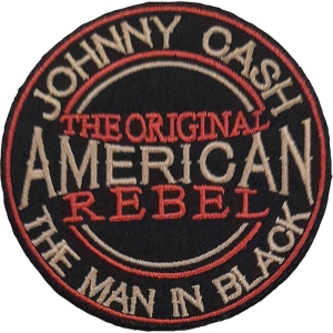 Johnny Cash - American Rebel Woven Patch i gruppen MERCHANDISE / Tygmärke / Country hos Bengans Skivbutik AB (5538014)