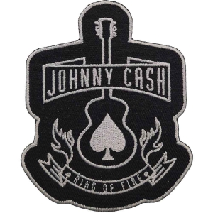 Johnny Cash - Guitar Woven Patch i gruppen MERCHANDISE / Tygmärke / Country hos Bengans Skivbutik AB (5538018)