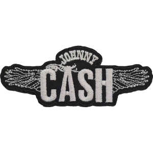 Johnny Cash - Wings Woven Patch i gruppen MERCHANDISE / Tygmärke / Country hos Bengans Skivbutik AB (5538022)