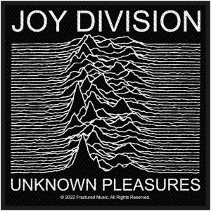 Joy Division - Unknown Pleasures Standard Patch i gruppen MERCHANDISE / Tygmärke / Punk hos Bengans Skivbutik AB (5538023)