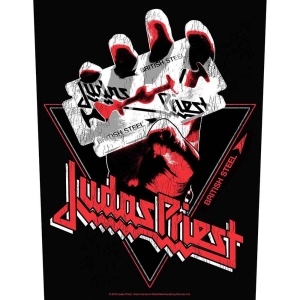 Judas Priest - Bristish Steel Vintage Back Patch i gruppen MERCHANDISE / Merch / Hårdrock hos Bengans Skivbutik AB (5538026)
