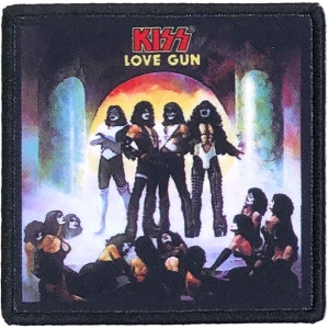 Kiss - Love Gun Printed Patch i gruppen MERCHANDISE / Tygmärke / Hårdrock hos Bengans Skivbutik AB (5538039)