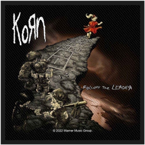 Korn - Follow The Leader Standard Patch i gruppen MERCHANDISE / Tygmärke / Hårdrock hos Bengans Skivbutik AB (5538061)