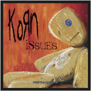 Korn - Issues Standard Patch i gruppen MERCHANDISE / Tygmärke / Hårdrock hos Bengans Skivbutik AB (5538062)