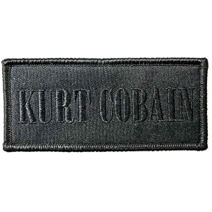 Kurt Cobain - Logo Woven Patch i gruppen MERCHANDISE / Merch / Hårdrock hos Bengans Skivbutik AB (5538074)