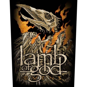 Lamb Of God - Omens Back Patch i gruppen MERCHANDISE / Tygmärke / Hårdrock hos Bengans Skivbutik AB (5538075)