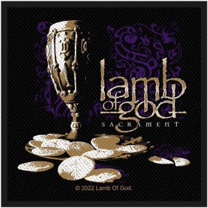 Lamb Of God - Sacrament Standard Patch i gruppen MERCHANDISE / Merch / Hårdrock hos Bengans Skivbutik AB (5538076)