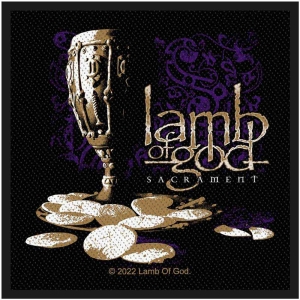 Lamb Of God - Sacrament Standard Patch i gruppen MERCHANDISE / Tygmärke / Hårdrock hos Bengans Skivbutik AB (5538076)